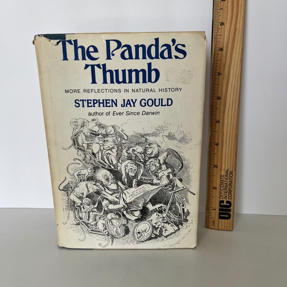 The Panda's Thumb Stephen Jay Gould 1980 First Edition Hardcover Science Book